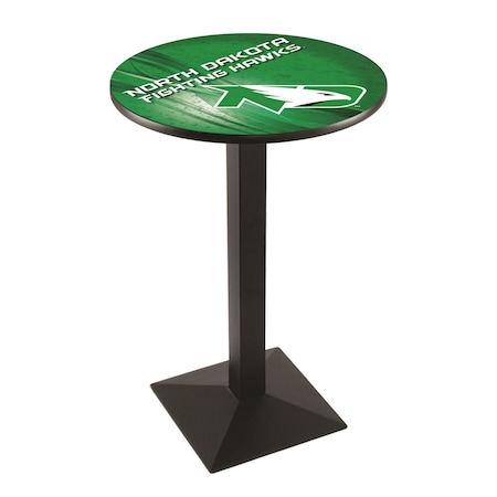 Holland Bar Stool Co 36" Blk Wrinkle North Dakota Pub Table, 36" dia. Top L217B3636NorDak-D2
